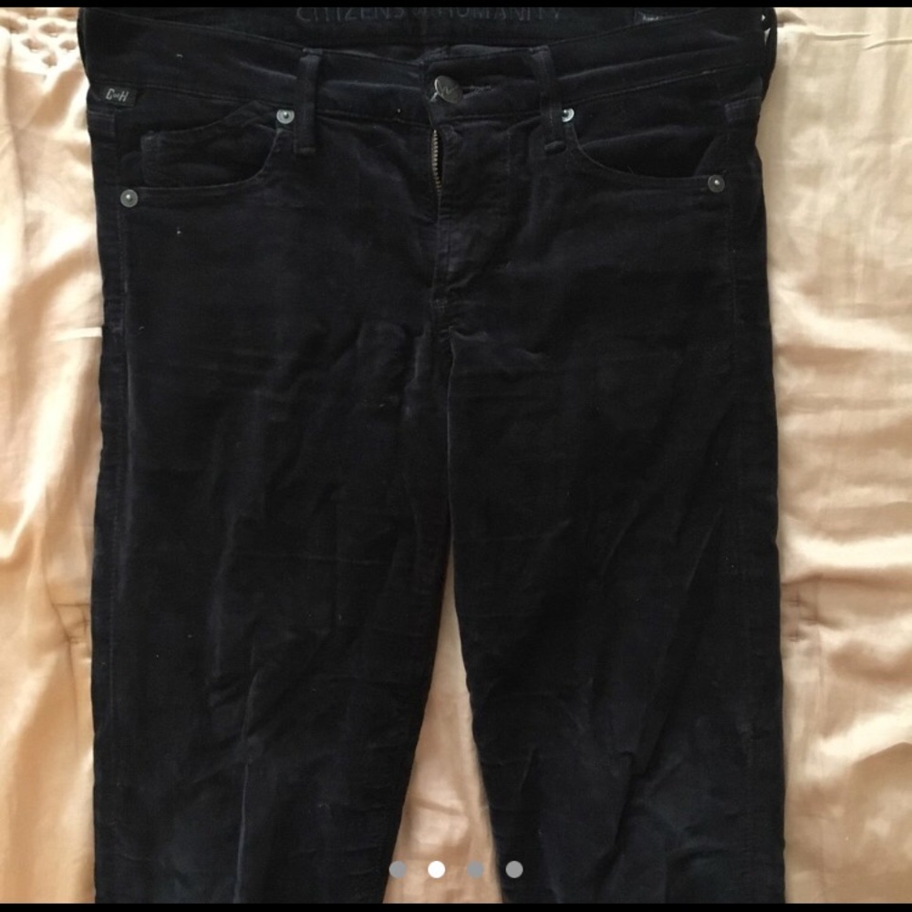 Citizens of humanity velvet skinny jeans